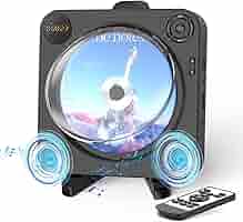 お買得❤️カラーライト付き⭐️CDプレイヤー⭐️Bluetooth⭐️リモコン付き Amazon.co.jp: ポータブルcdプレーヤー スピーカー内蔵
